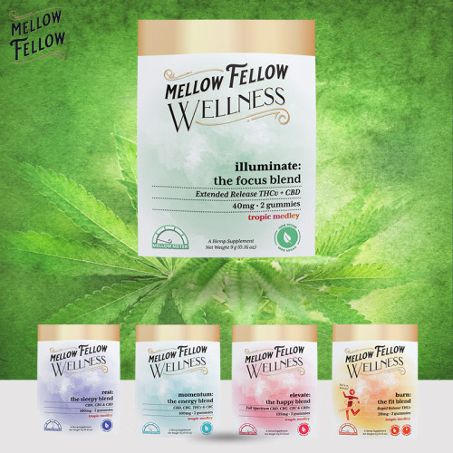 MELLOW FELLOW TROPICAL MEDLEY WELLNESS GUMMIES 2CT/30PK